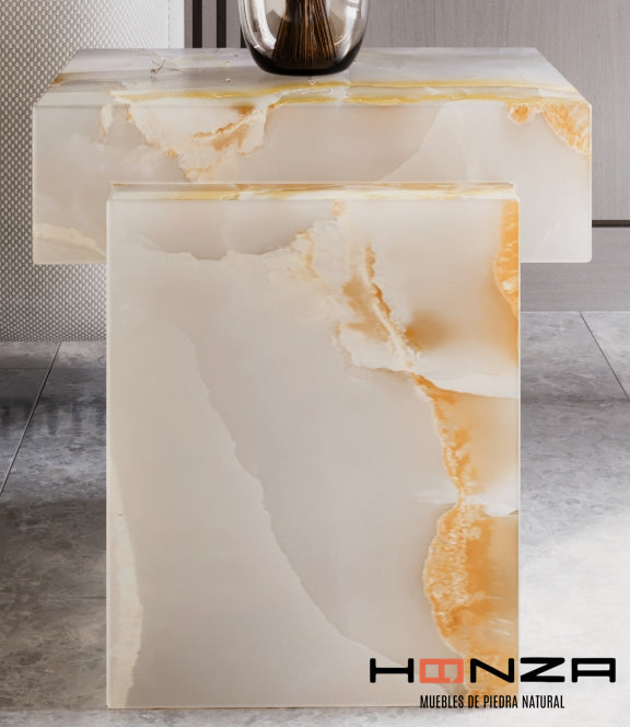 Mesa Auxiliar ALMA ÓNIX BLANCO