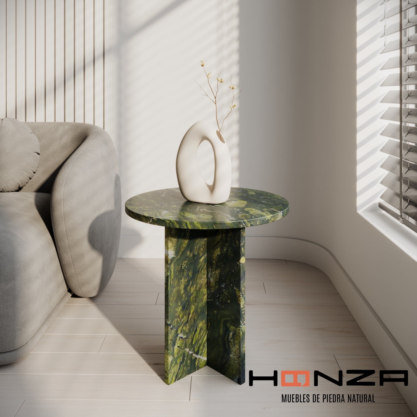 Mesa Auxiliar Chic CUARCITA AMAZONIA