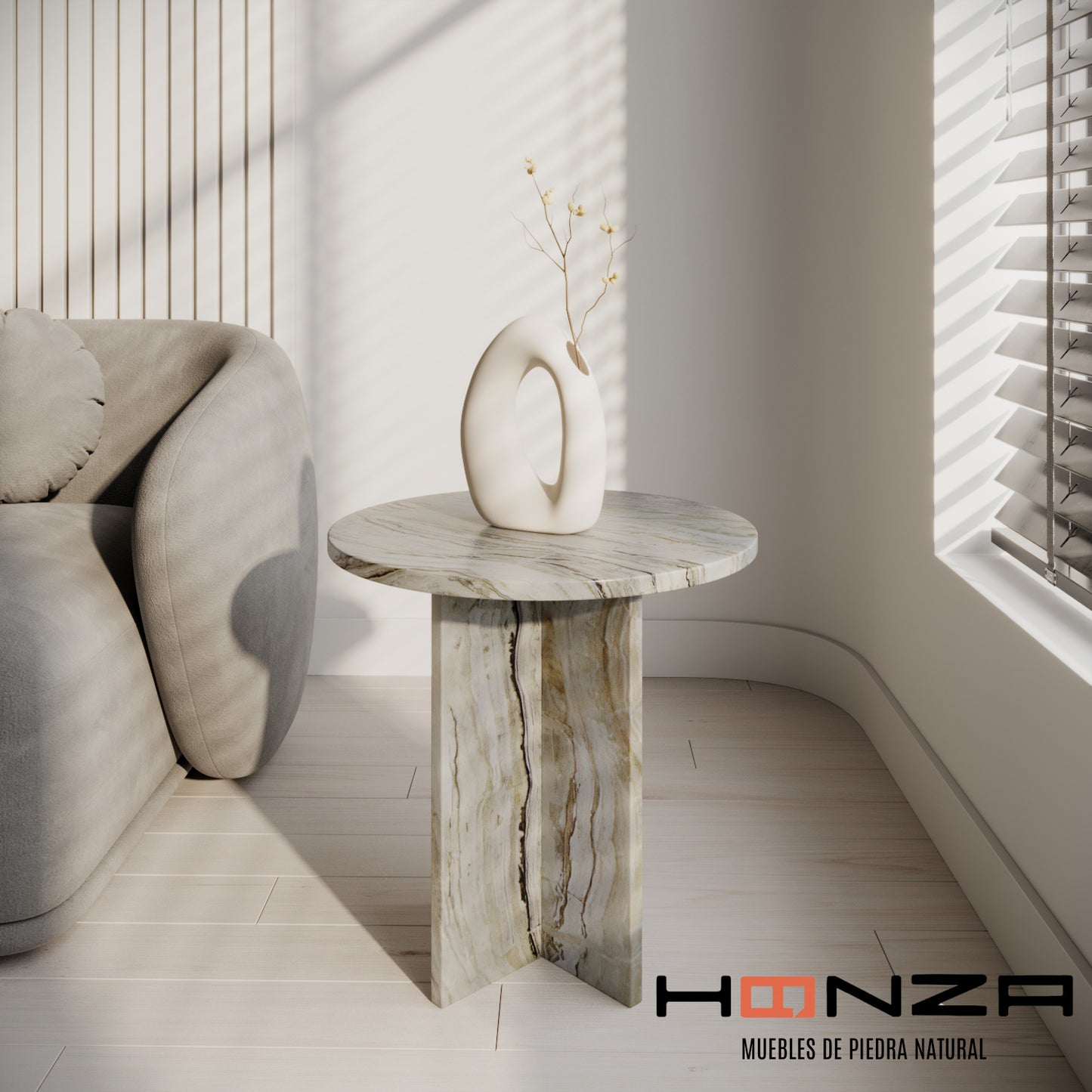 Mesa Auxiliar CHIC ÓNIX AVORIO STRIATO