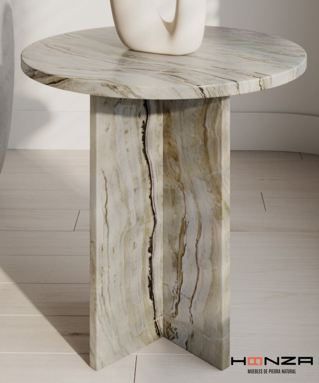 Mesa Auxiliar CHIC ÓNIX AVORIO STRIATO