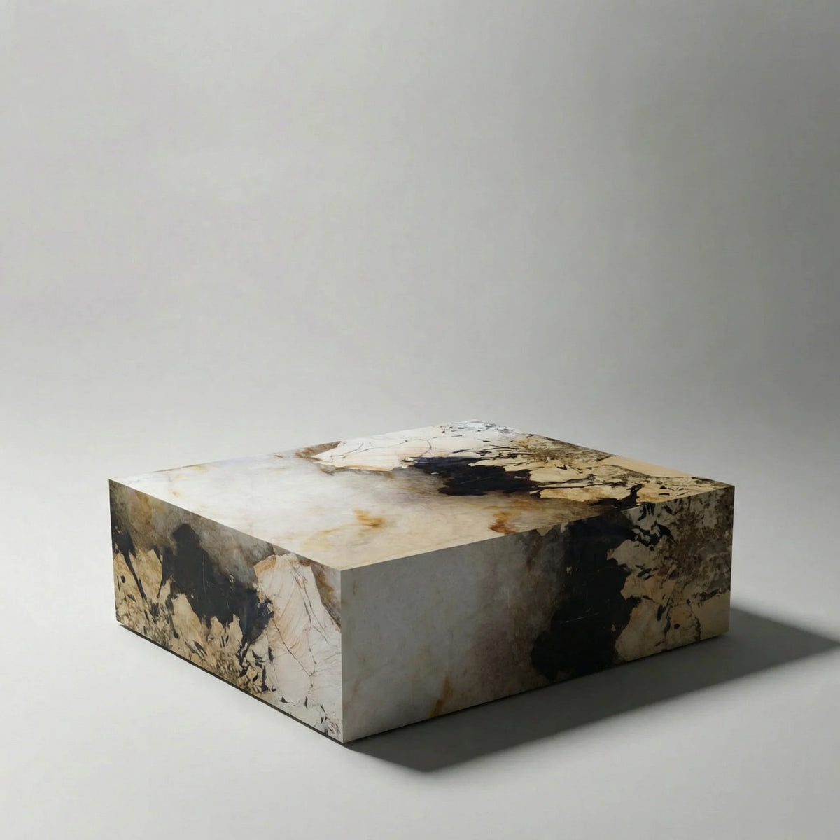The Cube Coffee Table in Patagonia Quartzite