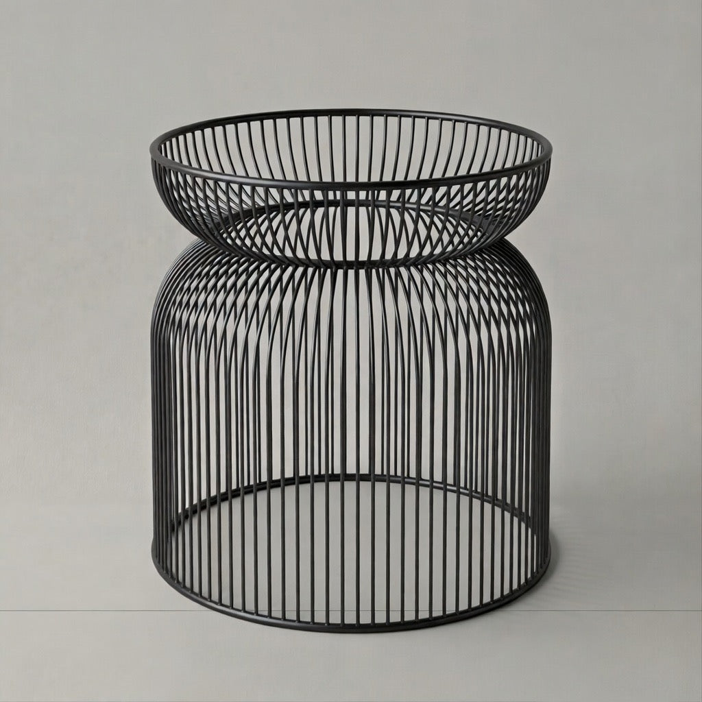 Abcheck Side Table in Pink Onyx