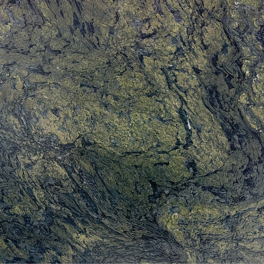 Alma Side Table in Amazon Green Quartzite