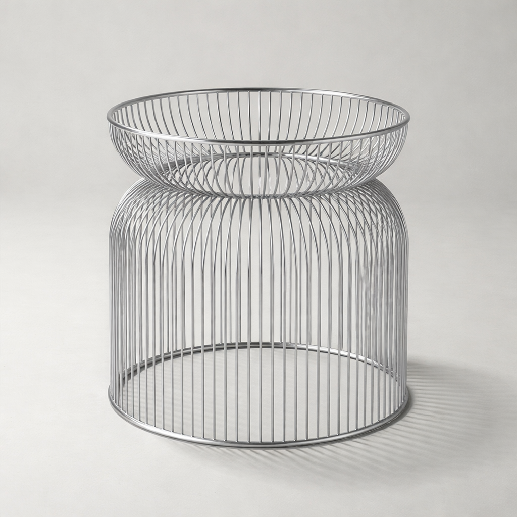 Abcheck Side Table in Pink Onyx