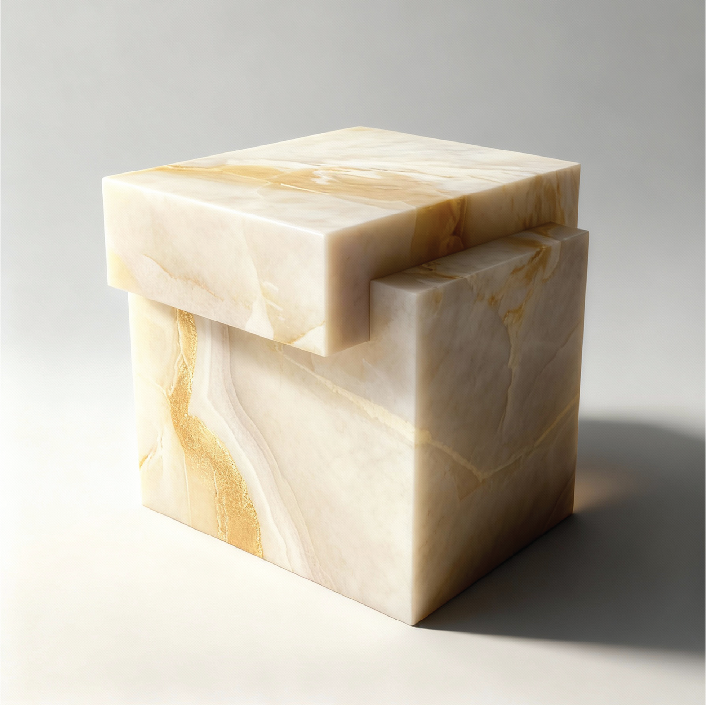 Mesa Auxiliar ALMA en Ónix Blanco