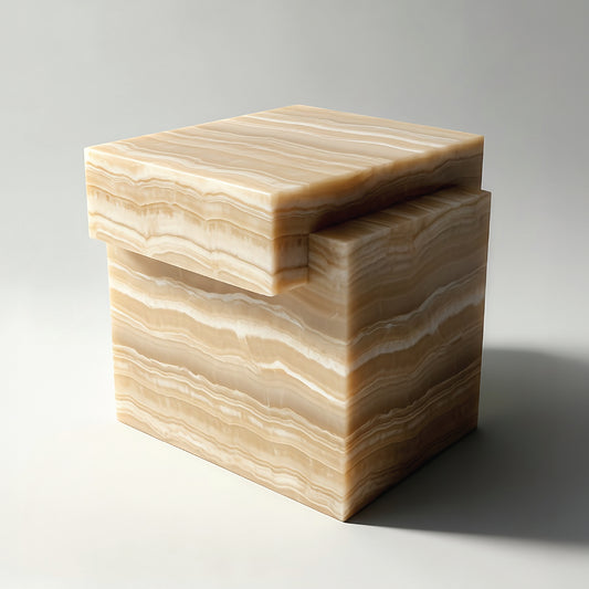 Mesa Auxiliar ALMA en Ónix Dorado