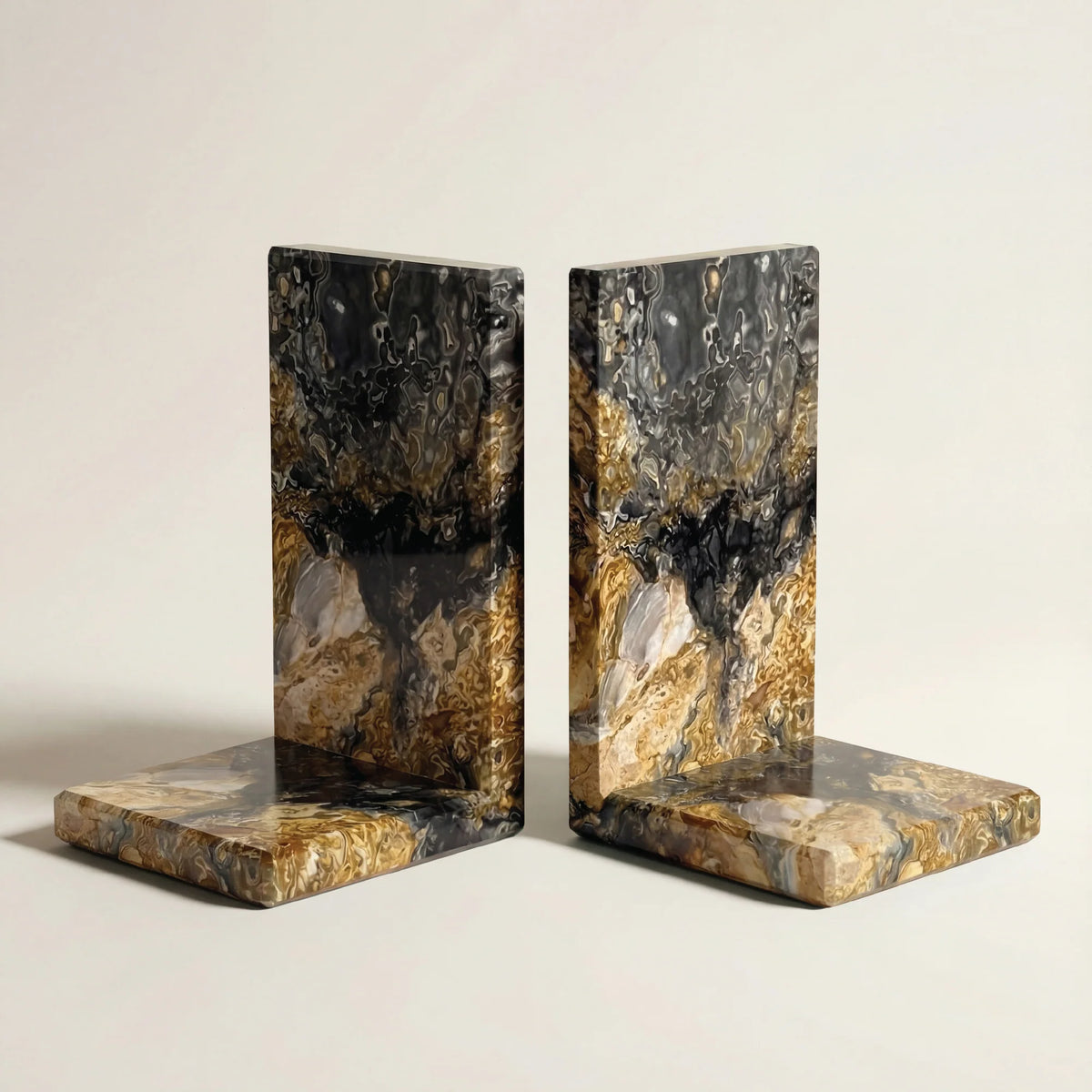 Sunrise Onyx Bookends | Set of 2