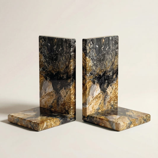 Sujetalibros de Ónix Sunrise | Set de 2