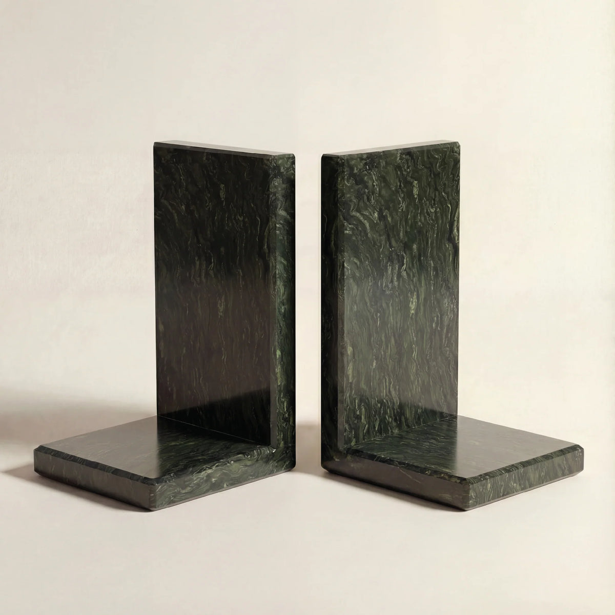Amazon Green Quartzite Bookends | Set of 2