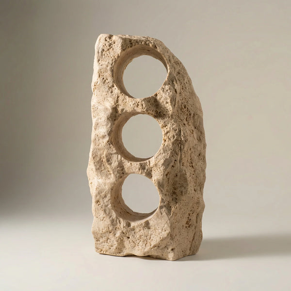 Genoa Bottle Rack in Travertine