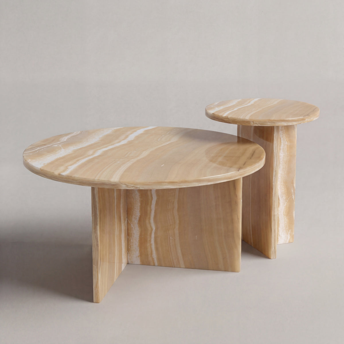 Chic Coffee Table in Golden Onyx
