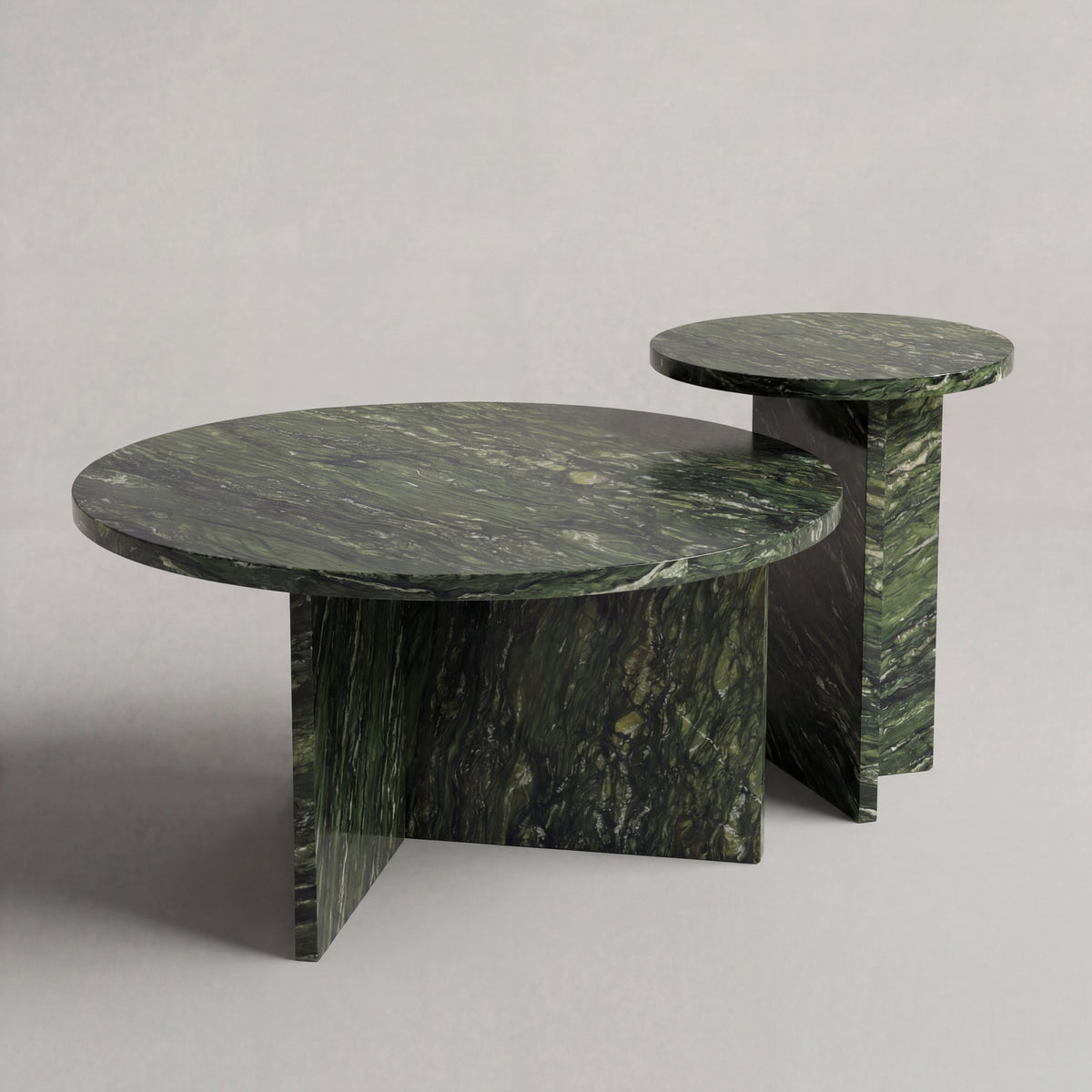 Chic Coffee Table in Amazonia Green Quartzite
