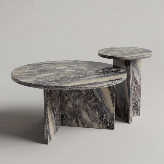 Chic Coffee Table in Calacatta Marble