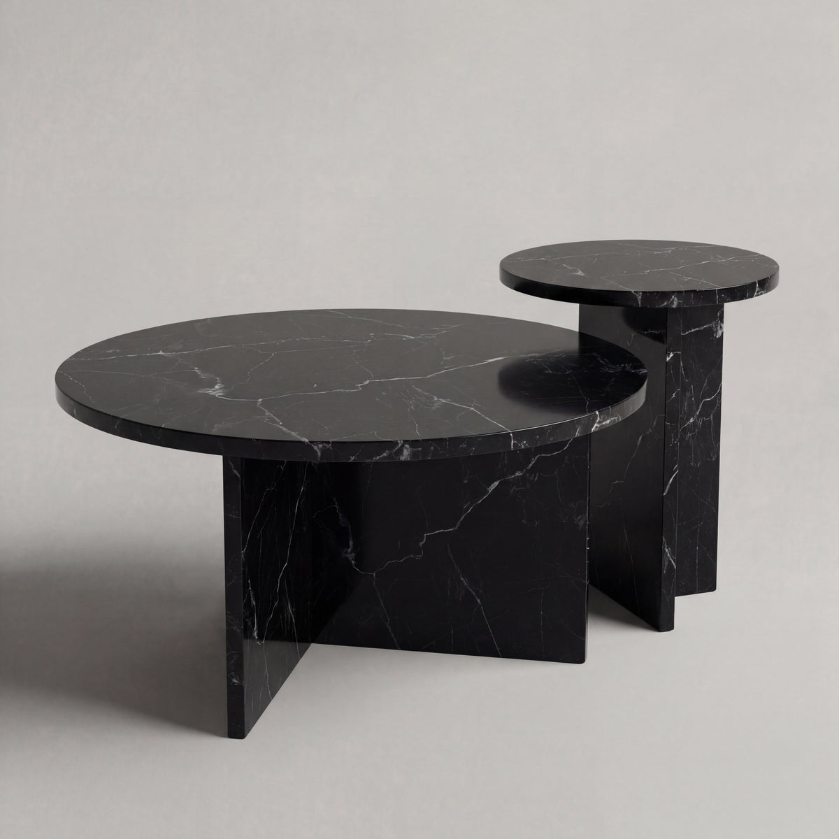 Chic Coffee Table in Black Marquina Marble