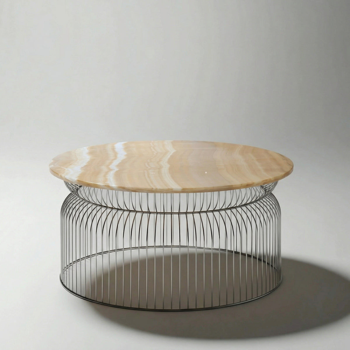Abcheck Coffee Table in Golden Onyx