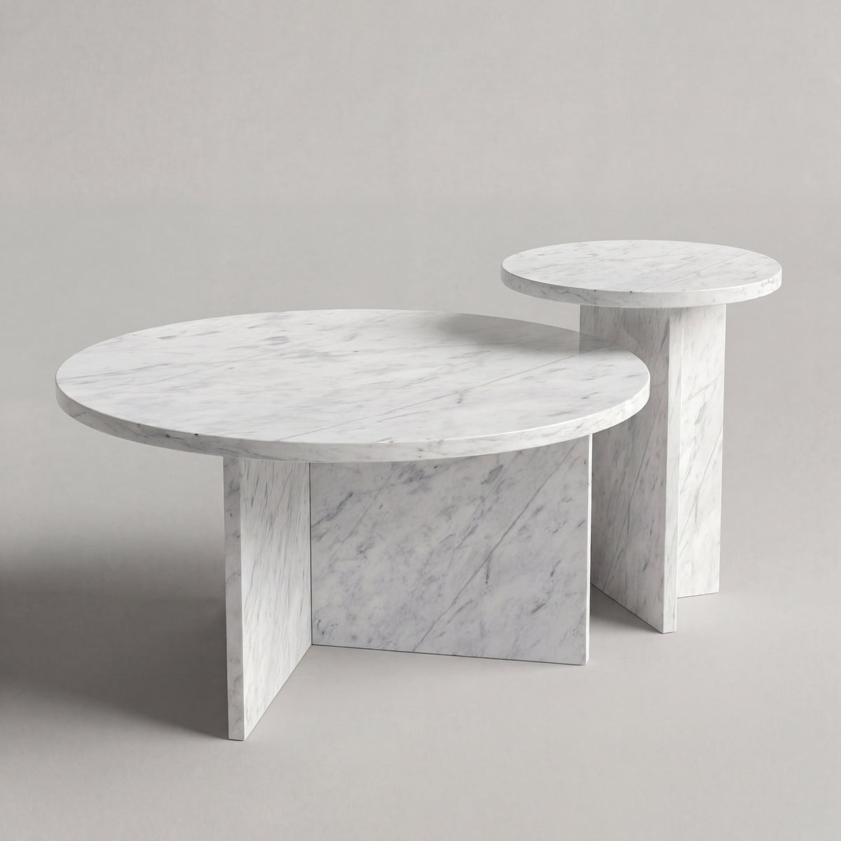 Chic Coffee Table in Blanco Ibiza Marble