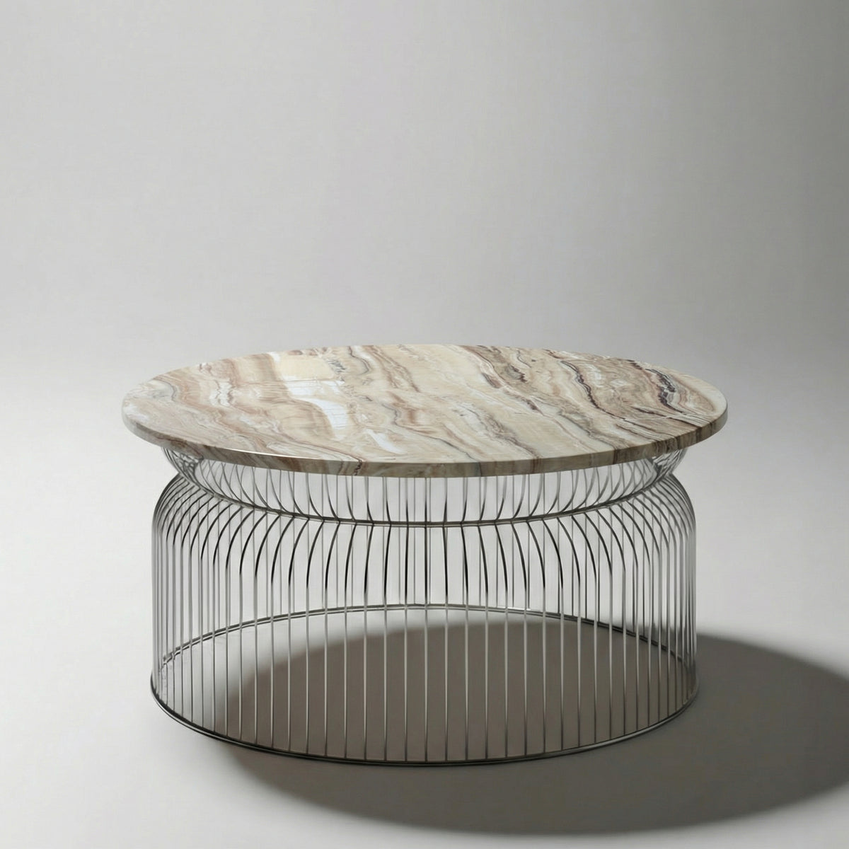 Abcheck Coffee Table in Avorio Onyx