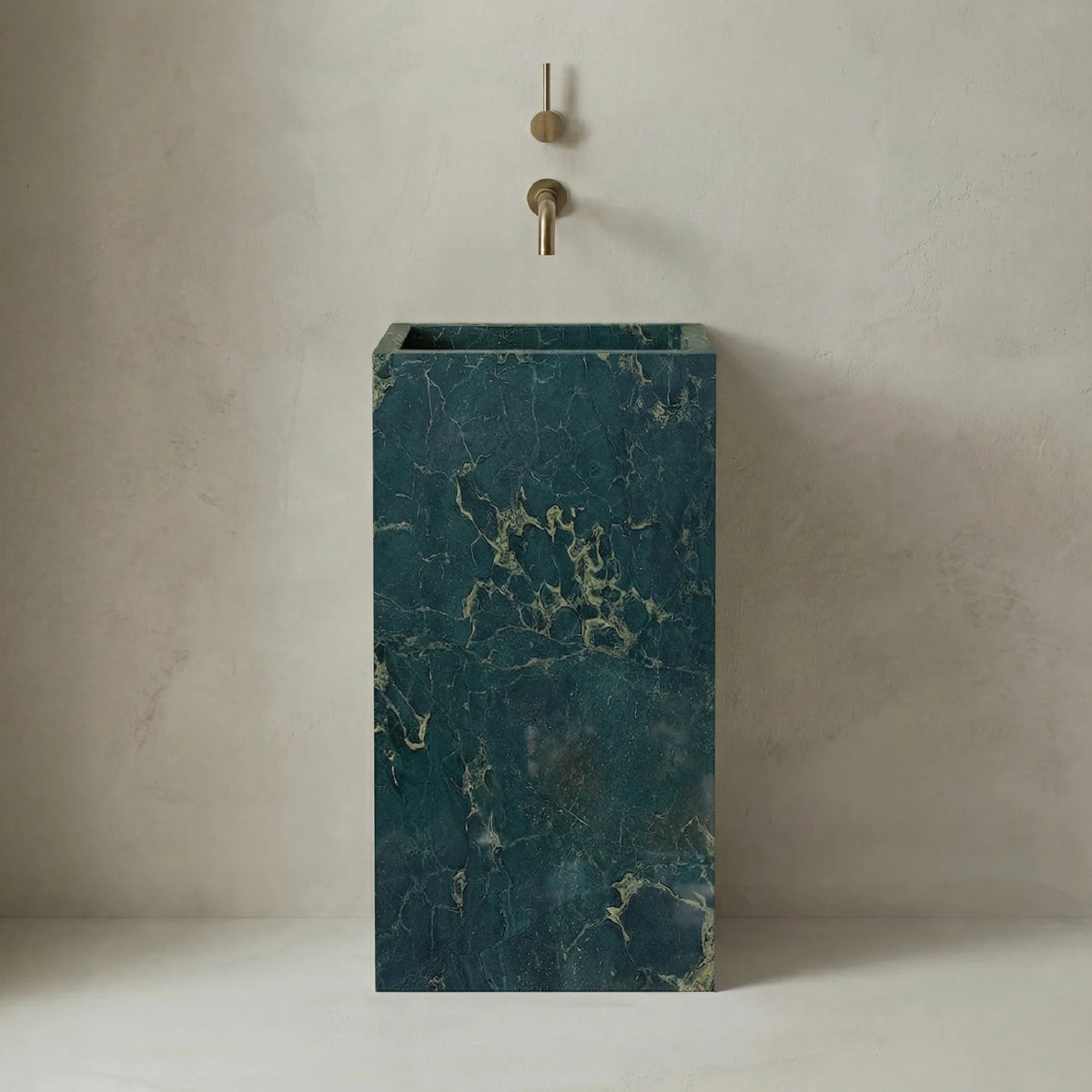 Totem Serene Washbasin in Golden Green Quartzite