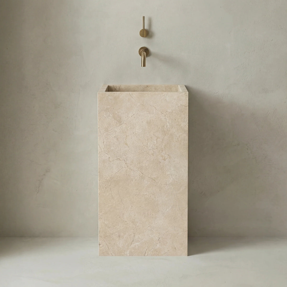 Totem Serene Washbasin in Premium Cream Marble