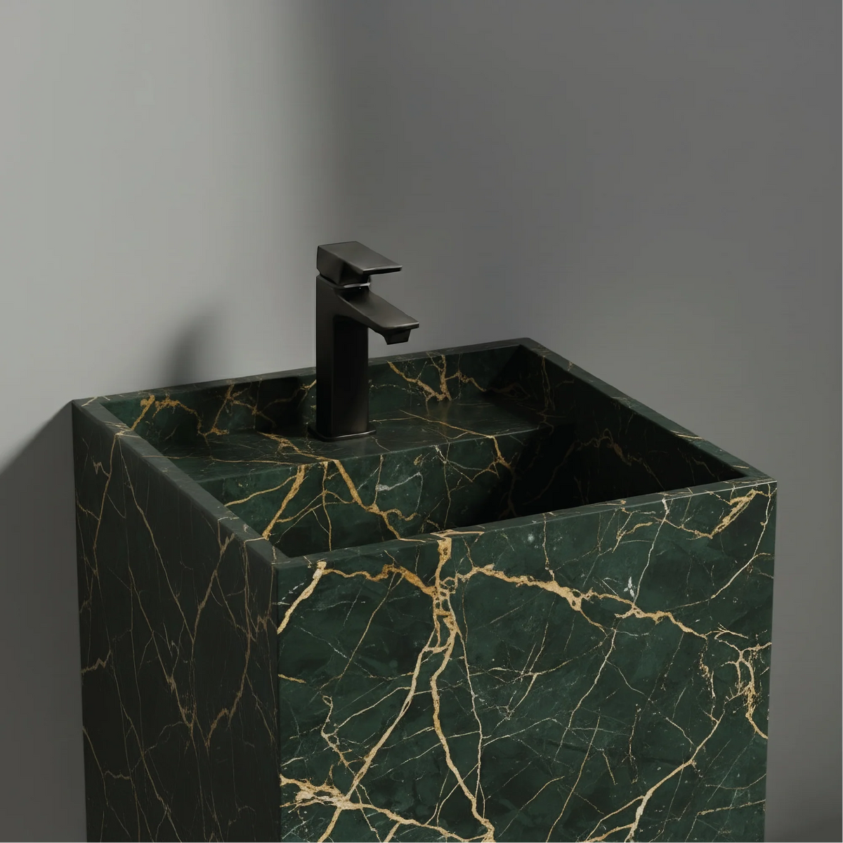 Totem Serene Washbasin in Golden Green Quartzite