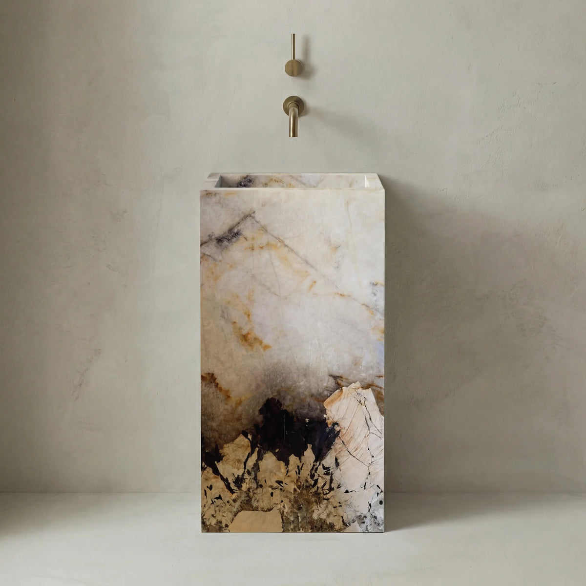 Totem Serene Washbasin in Patagonia Quartzite