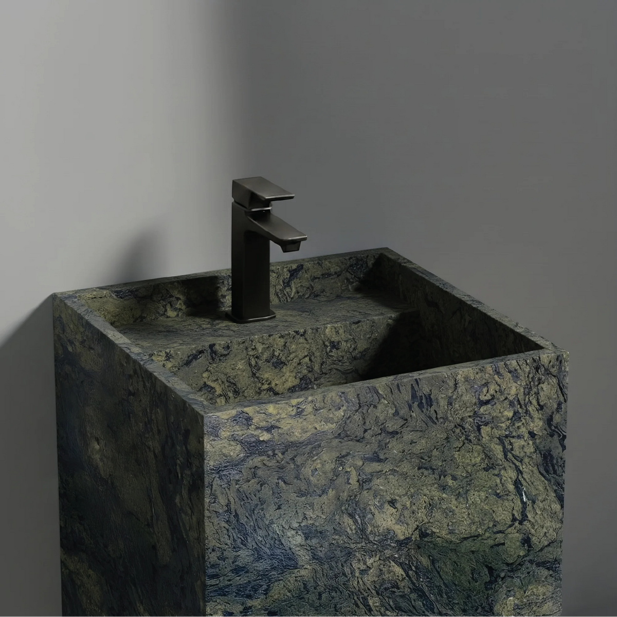 Totem Serene Washbasin in Amazon Green Quartzite