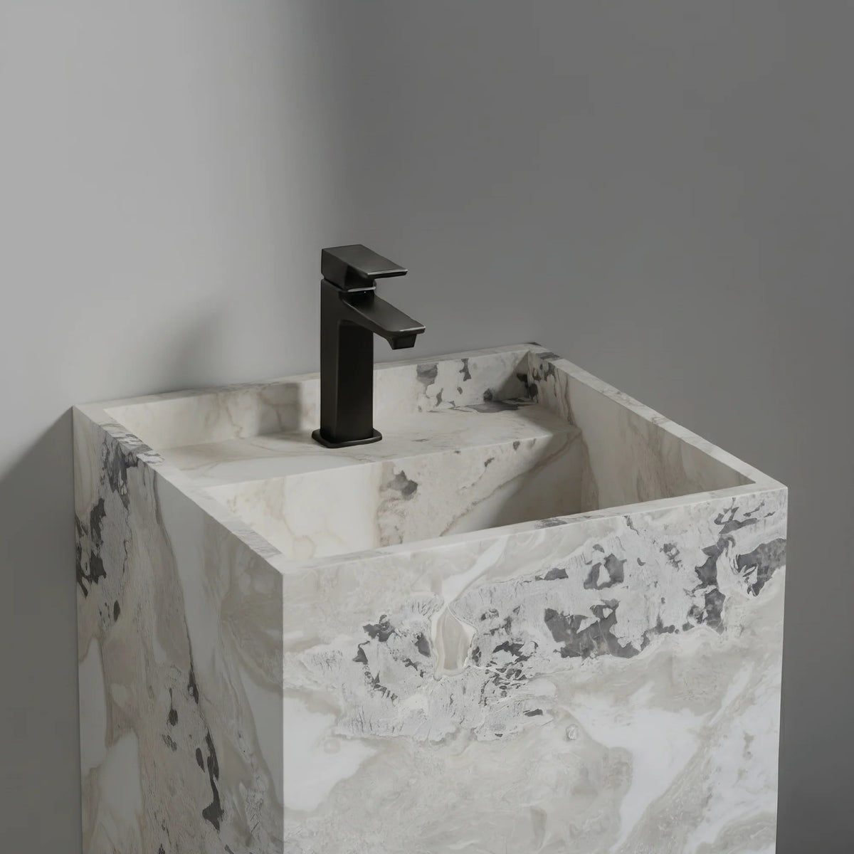 Totem Serene Washbasin in Dover Marble
