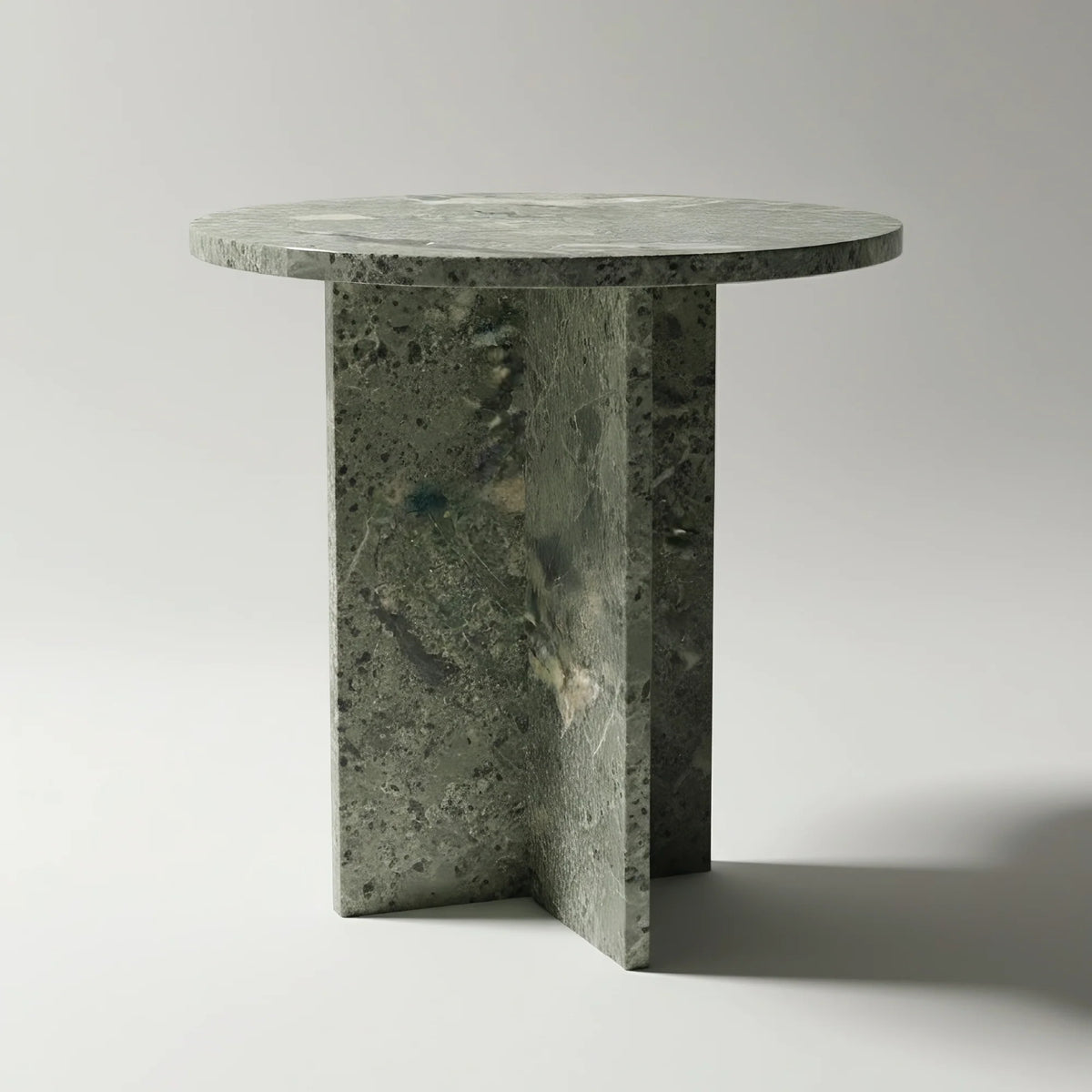 Chic Side Table in Costa Esmeralda Quartzite