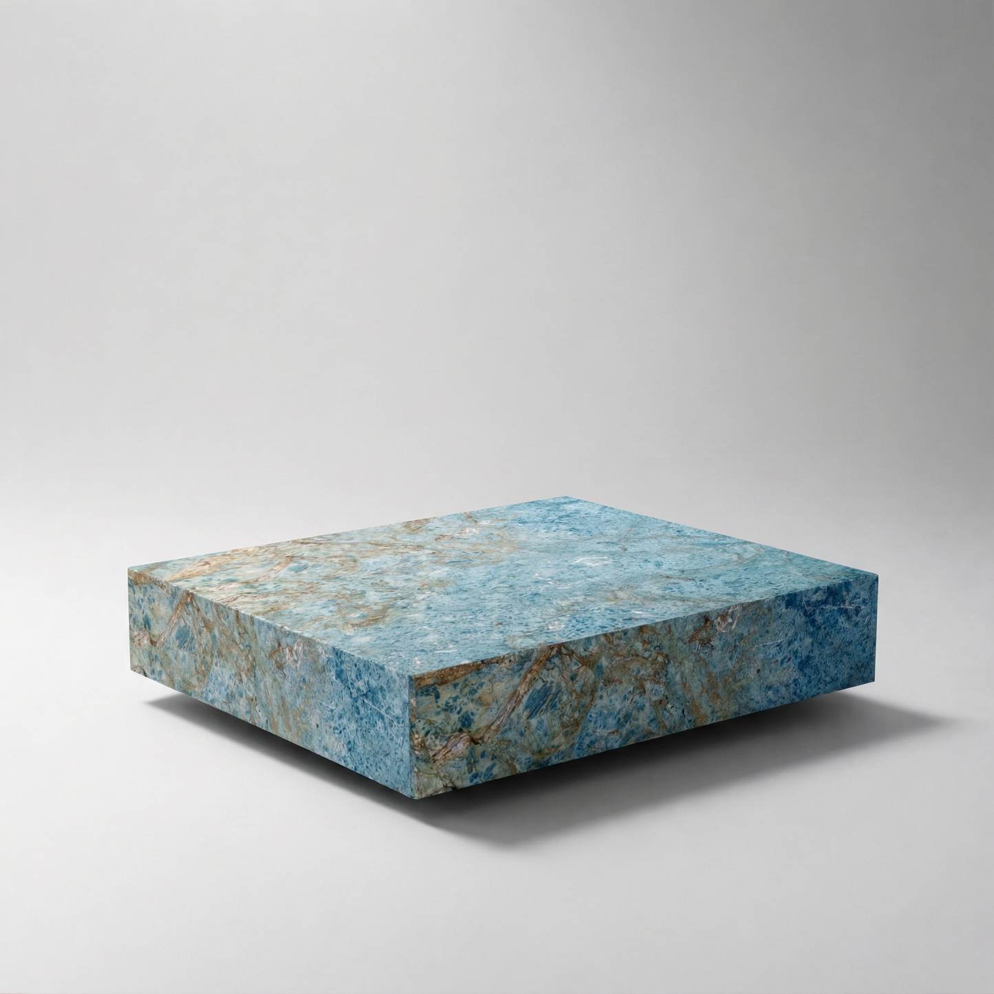 Mesa Centro The Cube en Turqesa Persa