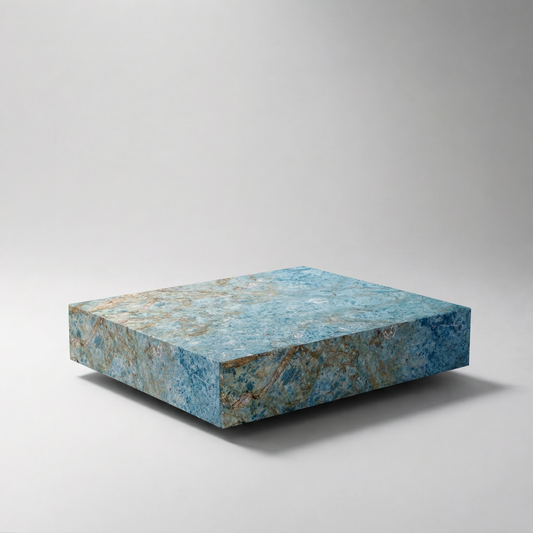 Mesa Centro The Cube en Turqesa Persa