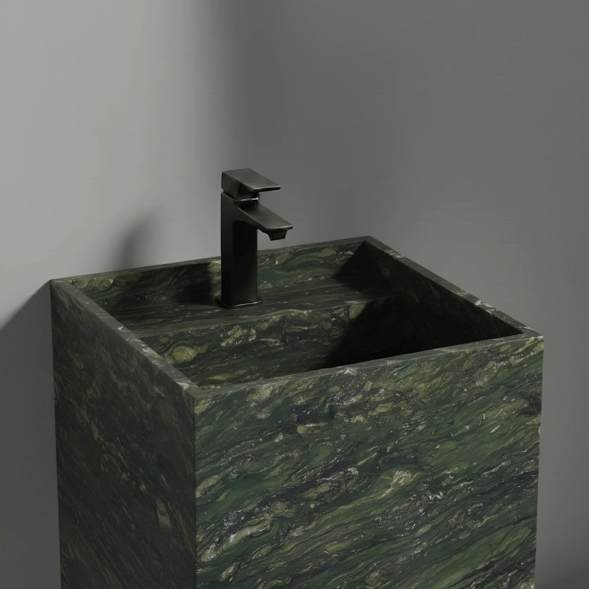 Totem Serene Washbasin in Amazon Green Quartzite