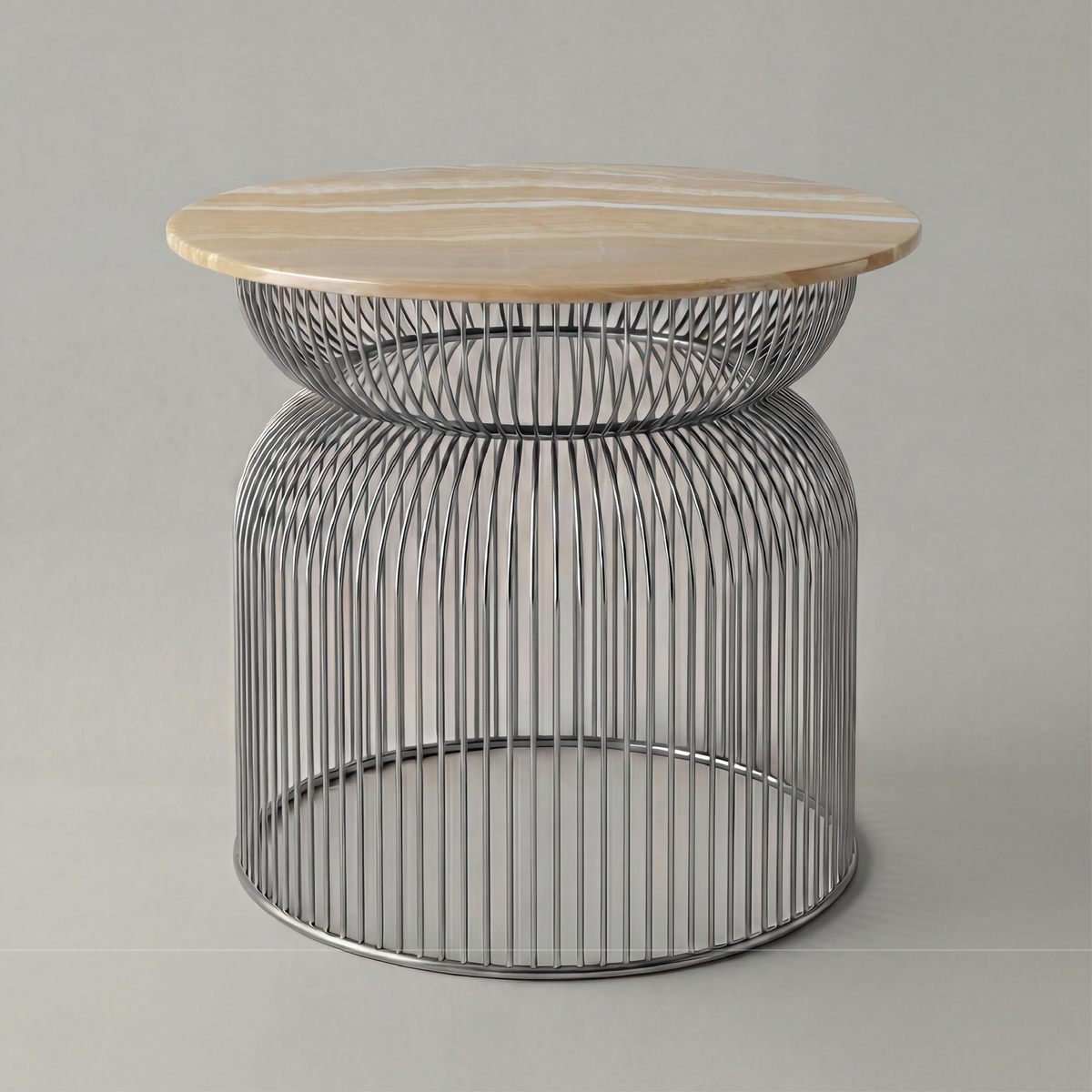 Abcheck Side Table in Golden Onyx