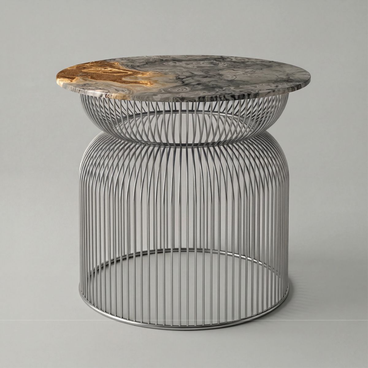 Abcheck Side Table in Sunrise Onyx