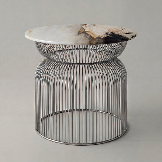 Abcheck Side Table in Patagonia Quartzite