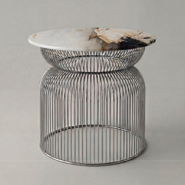 Abcheck Side Table in Patagonia Quartzite
