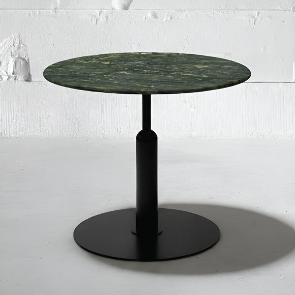 Robust Round Bistro Table in Amazon Green Quartzite | Apollo Base