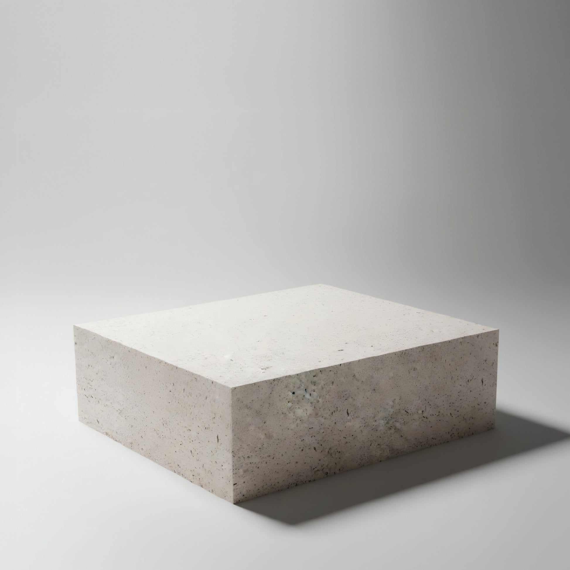 Mesa centro The Cube en Granito Zambezia Premium de 100x100x30 cm.