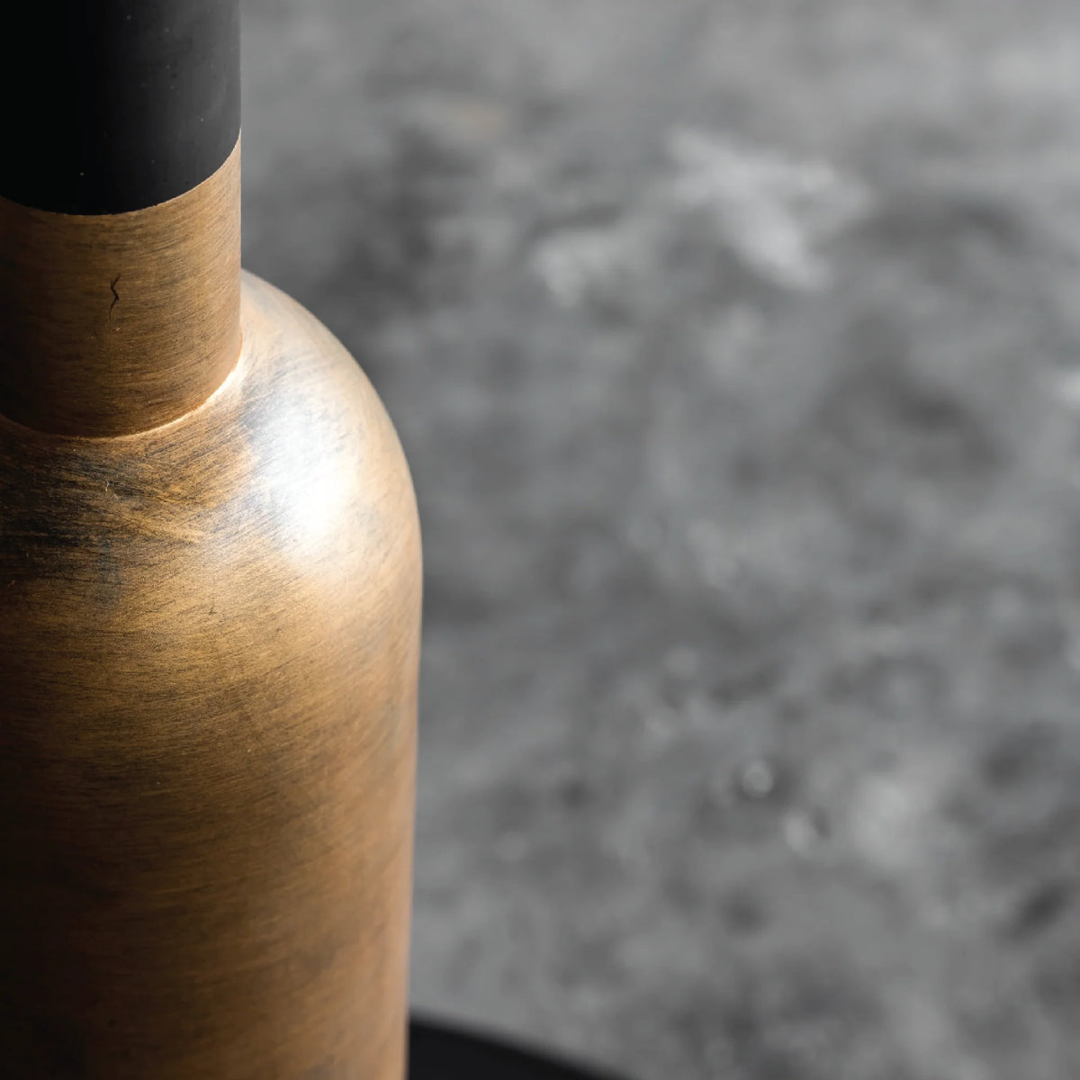 Robust Square Bistro Table in Black Casper Quartzite | Apollo Base