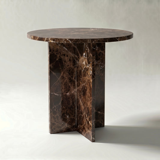 Chic Side Table in Emperor Marble