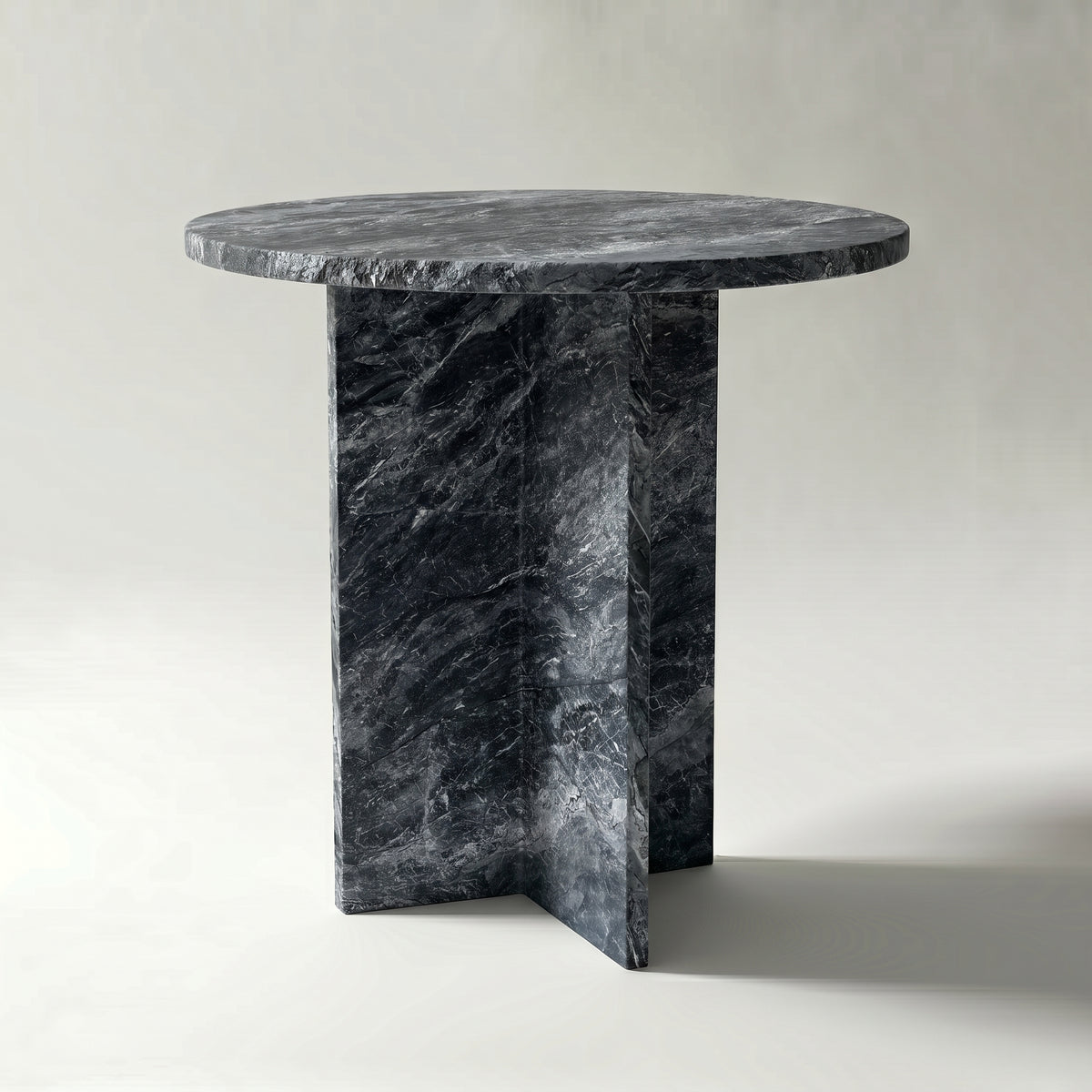 Chic Side Table in Iris Marble