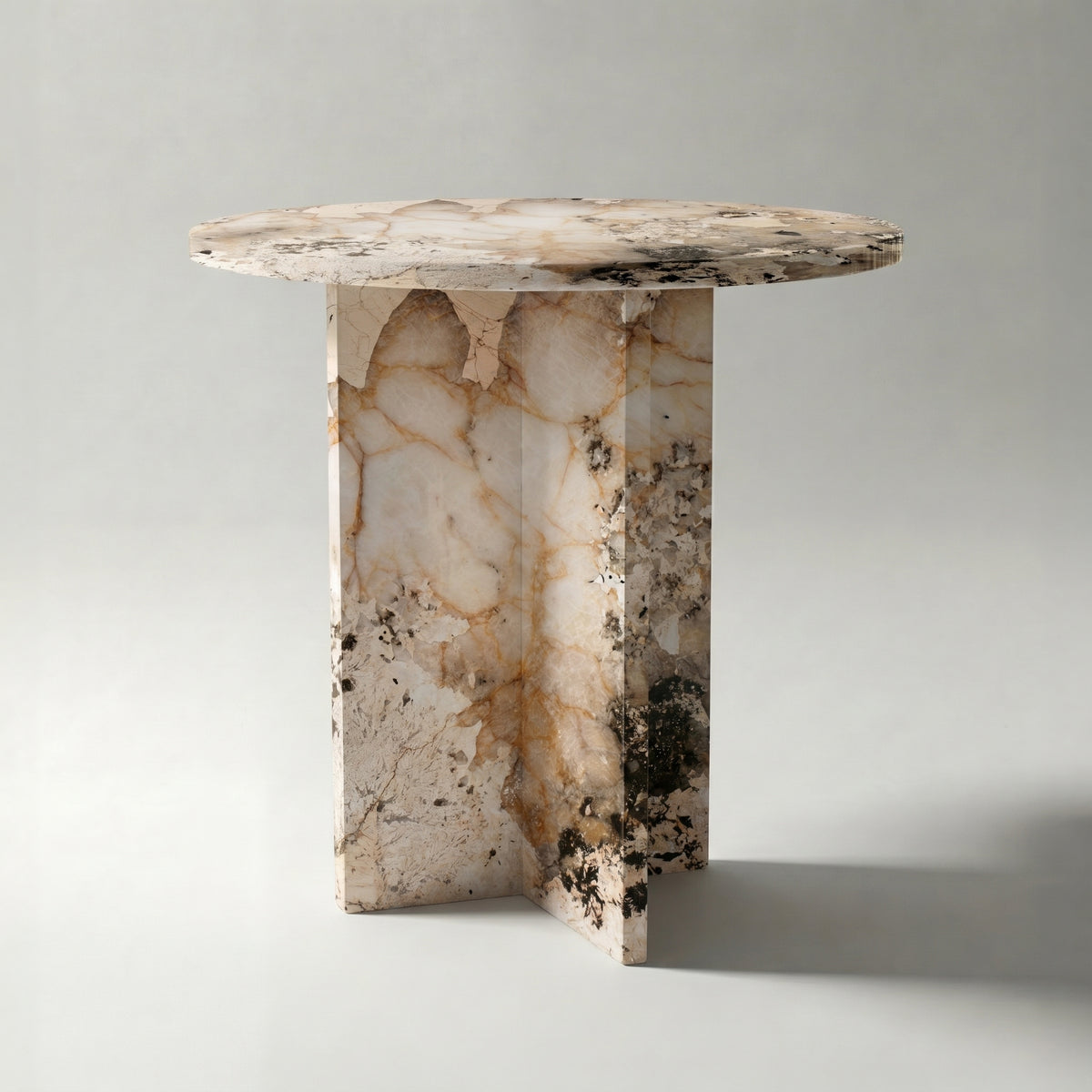 Chic Side Table in Patagonia Stone