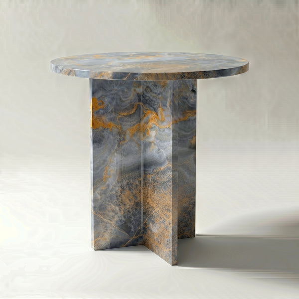 Chic Side Table in Sunrise Onyx