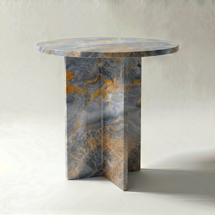 Chic Side Table in Sunrise Onyx