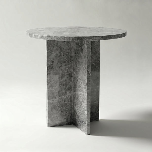 Chic Side Table in Tundra Gray